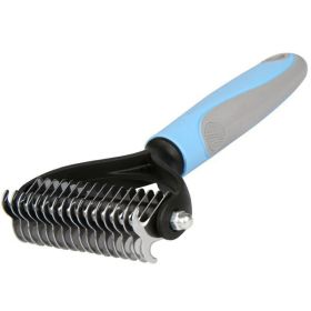 Grooming Brush For Pet Dog Cat Deshedding (Color: Blue)