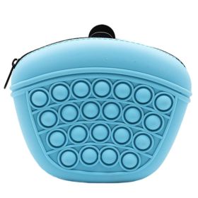 Bag Silicone Feed Dogs Treat (Color: Blue)