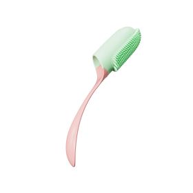 Pet Silicone Tooth Cleaning Care Finger Wrap (Color: Pink)