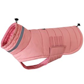 Pet Coat Dog Cold And Warm (Option: Pink-M)