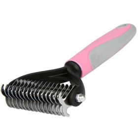 Grooming Brush For Pet Dog Cat (Color: Pink)