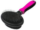 Pet Life Flex Series 2-in-1 Dual-Sided Slicker and Bristle Grooming Pet Brush