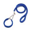 Eight-strand nylon braided dog collar leash dog chain impact blasting chain pet leash