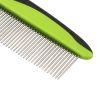 Pet Life Grip Ease' Wide and Narrow Tooth Grooming Pet Comb