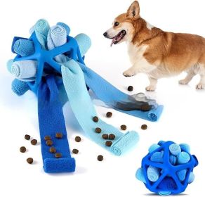 Pet Toy Pet Sniffing Ball Interactive Toy (Option: Light Blue Beach-15X15X15CM)