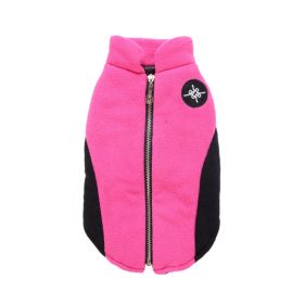 Popular Pet Clothes Winter Clothing Coat (Option: DZ177 Rose Red-L)